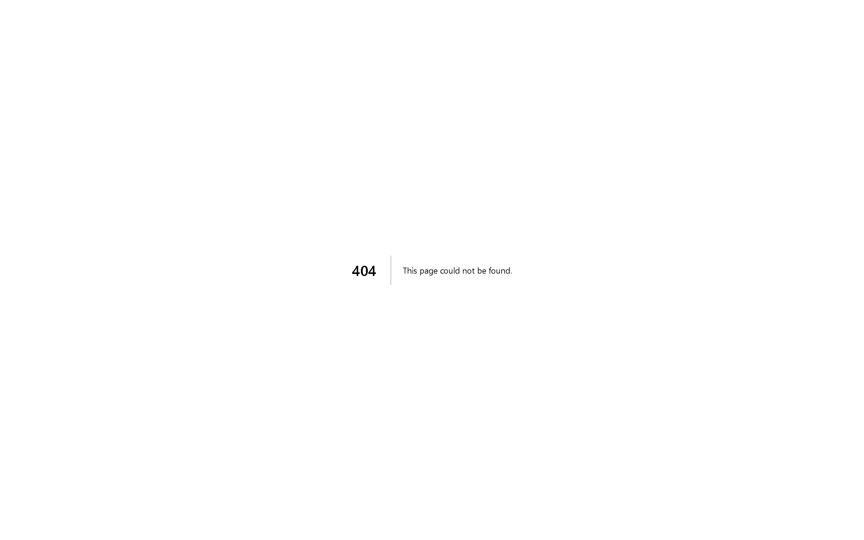 404 page